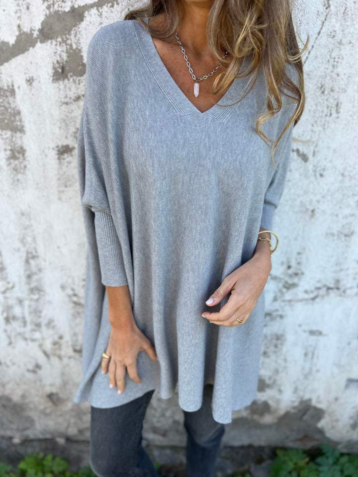 Abigail | Loose-Fit V-Neck Sweater Women