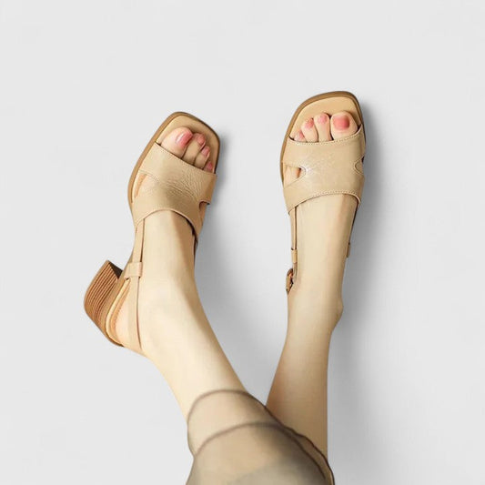 Audrey | Women’s Open Toe Low Block Sandals