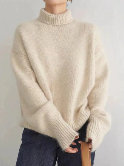 Anna | Stylish Oversized Turtleneck Sweater