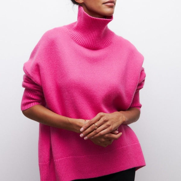 Willow | Comfortable Loose-Fit Turtleneck Sweater