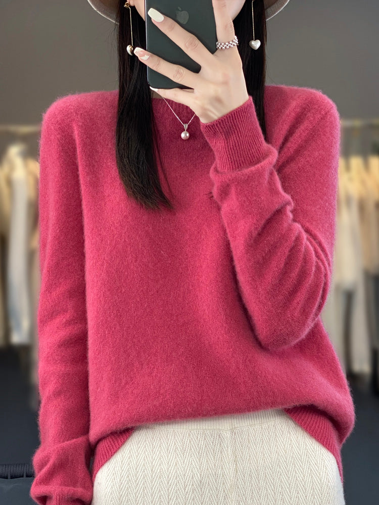 Georgia | Comfortable Round Neck Sweater Women