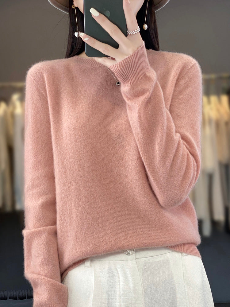 Georgia | Comfortable Round Neck Sweater Women