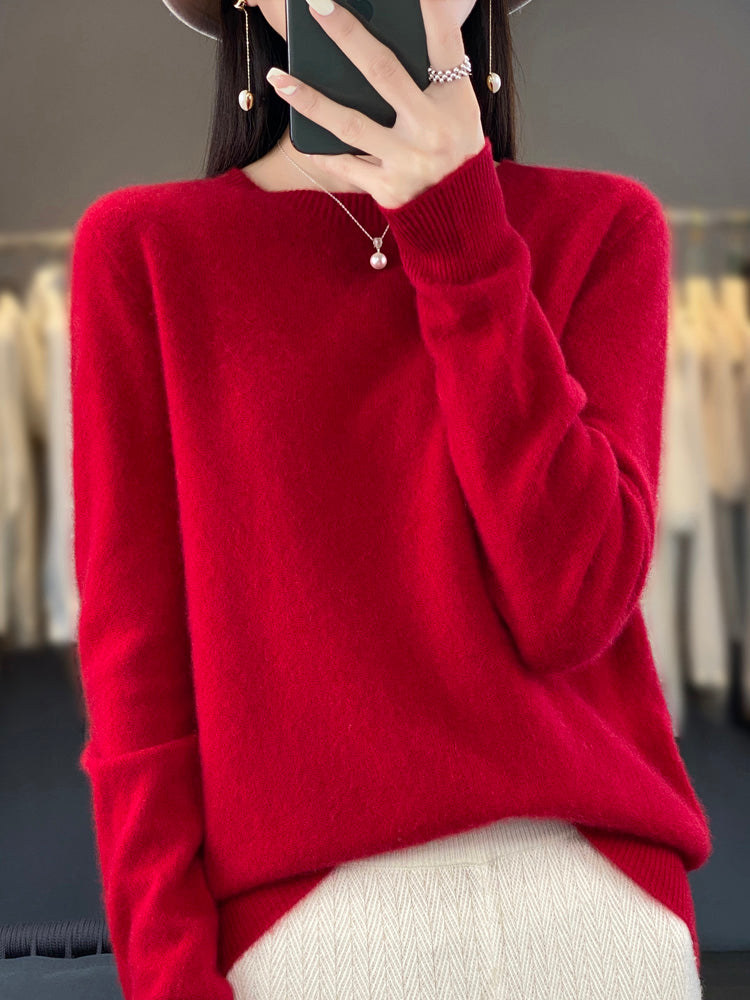 Georgia | Comfortable Round Neck Sweater Women