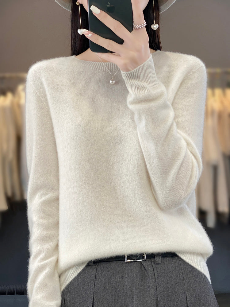 Georgia | Comfortable Round Neck Sweater Women