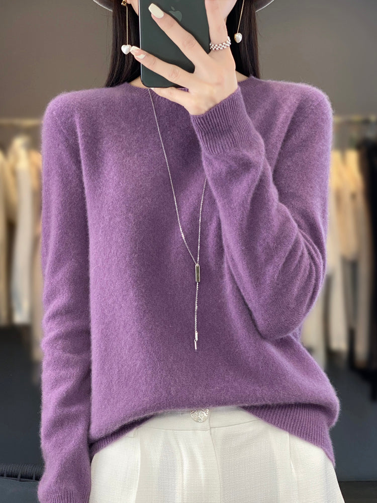 Georgia | Comfortable Round Neck Sweater Women