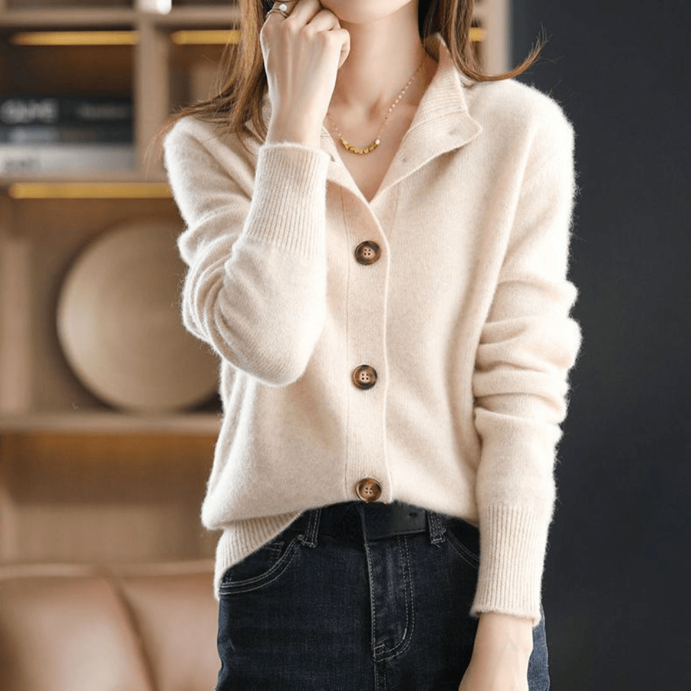 Louis | Elegant Button Cardigan for Women