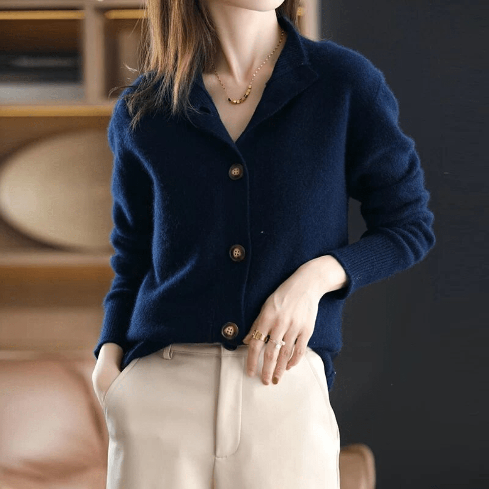 Louis | Elegant Button Cardigan for Women