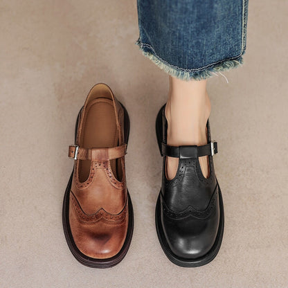 Zara | Comfortable Buckle Strap Shoes Women